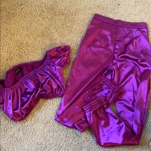 2piece Halter Pants suit..